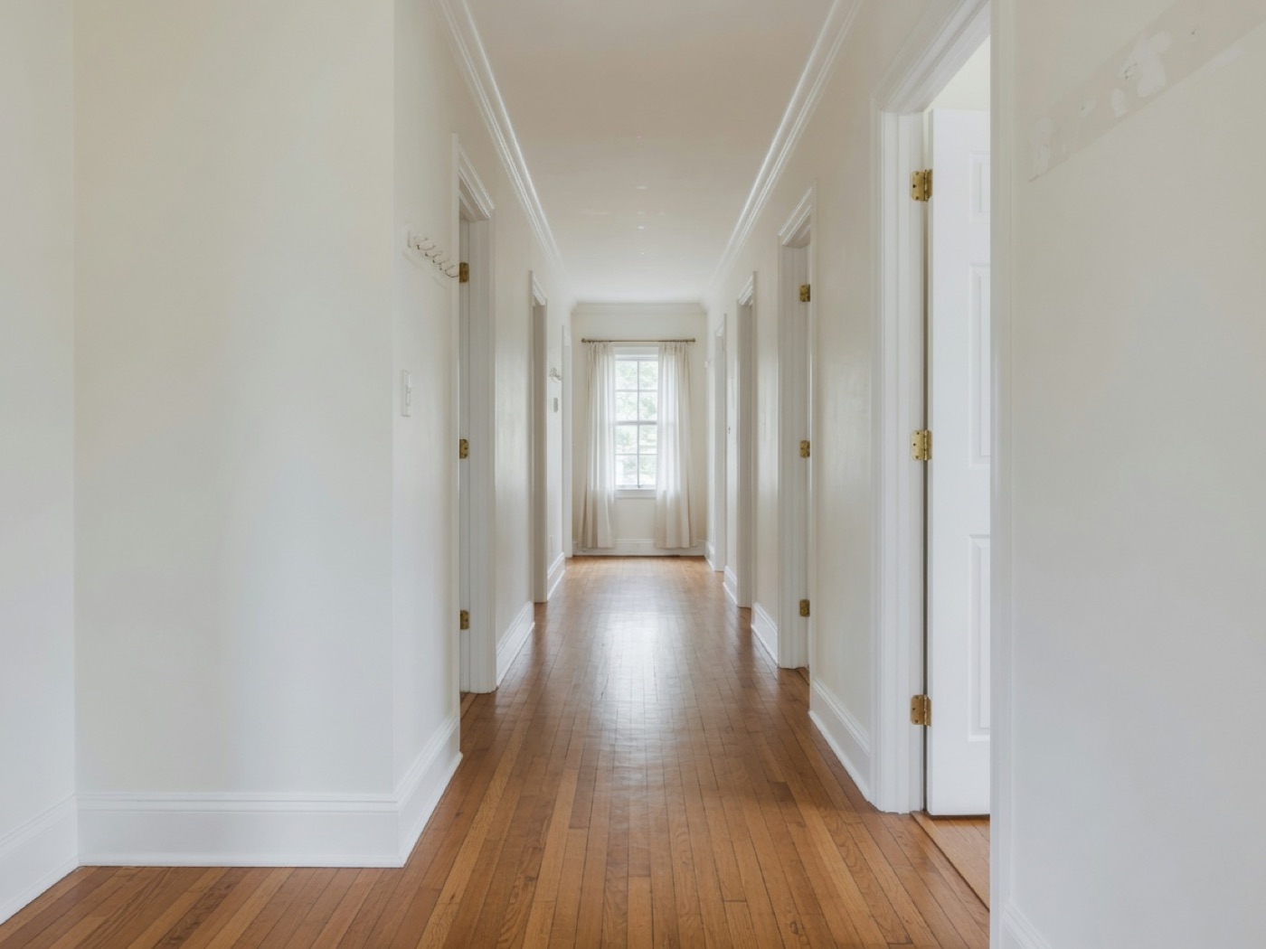 Illustrative hallway after a clean professional interior repaint