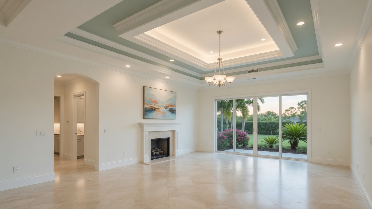 Premium finished residential drywall interior