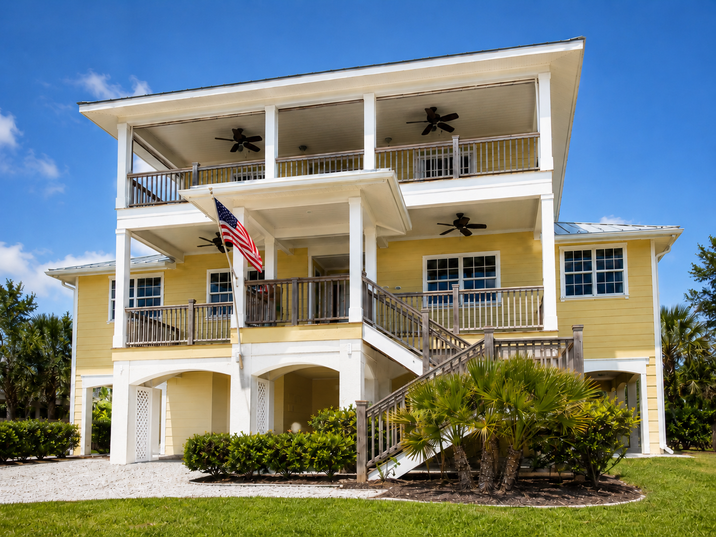 Finished full-house exterior repaint on a Southwest Florida home