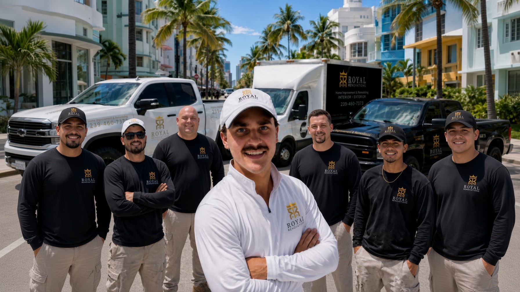Jacob Rozalski and the Royal Renovations team