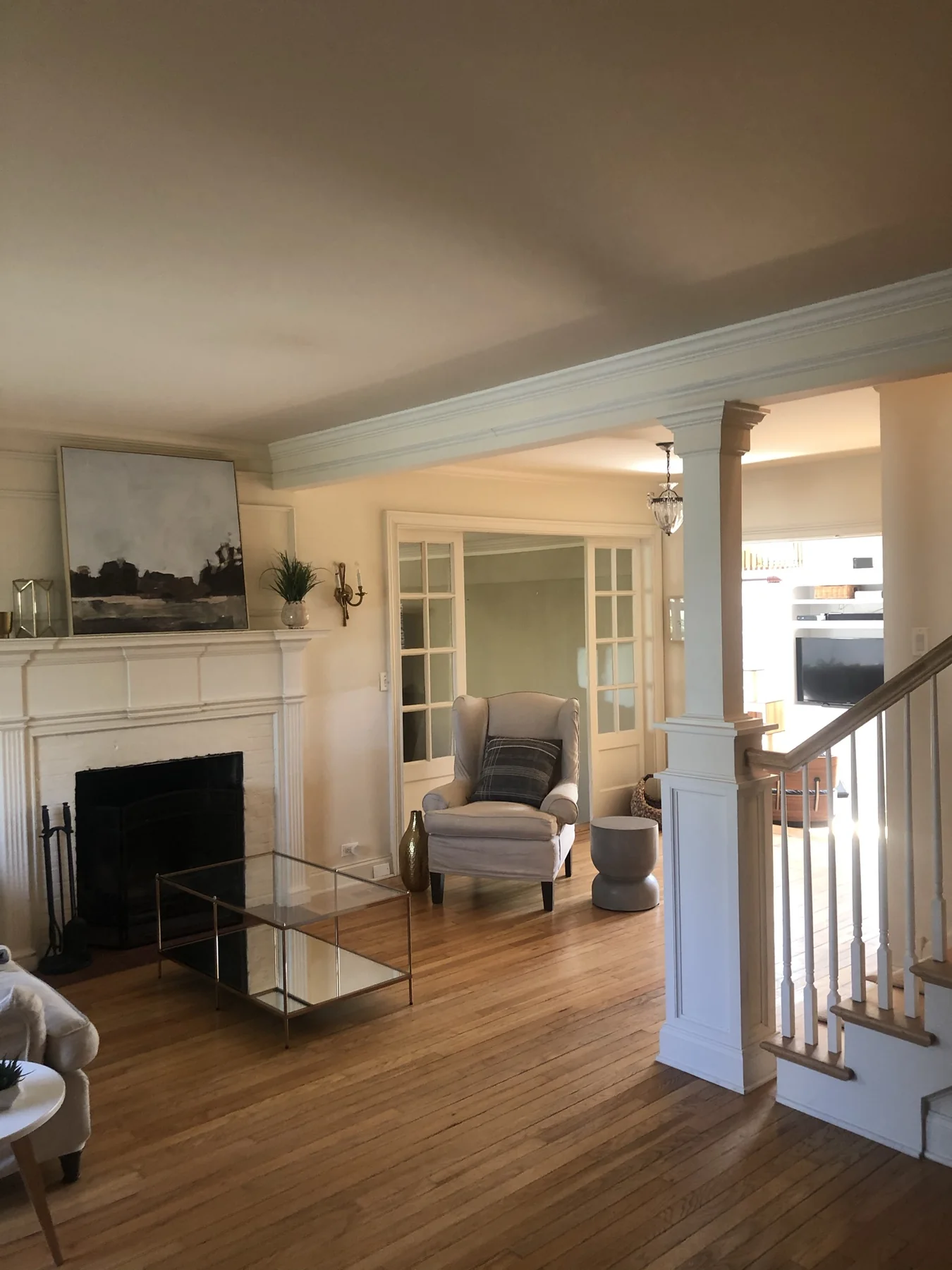 Finished Royal Renovations interior room with clean painted walls
